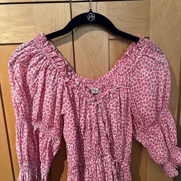 Doen Ischia Dress in Pink Hillside floral EUC - Picture 13 of 14